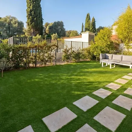 Casa-jardin Secret: Climatisé Avec Piscine * Juan-les-Pins